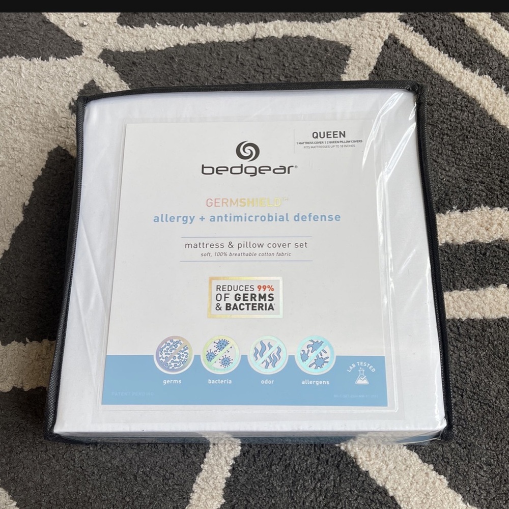 Bedgear Germ-shield mattress and pillow protectors